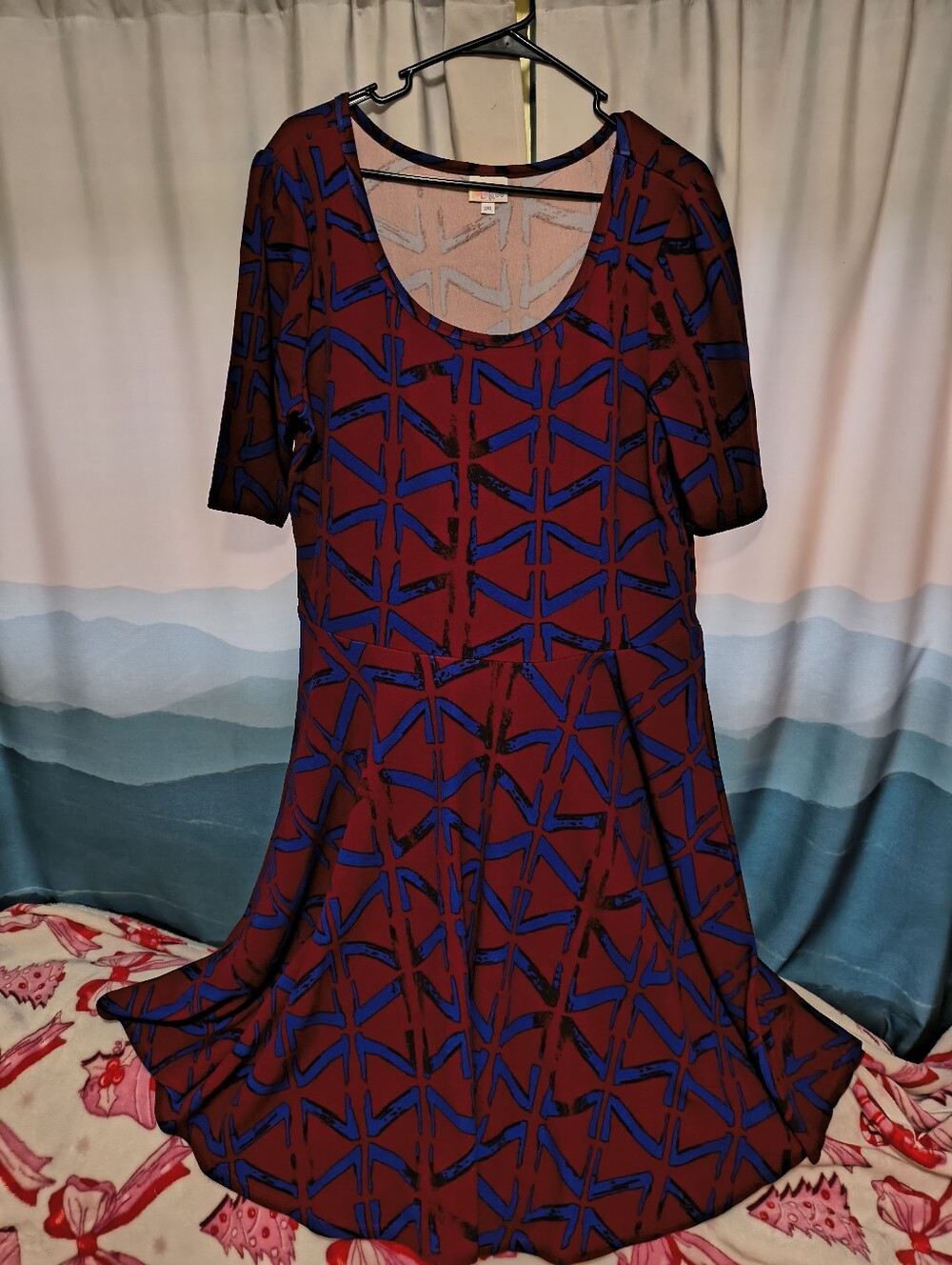 Lularoe Geometric Pattern Dress 3x